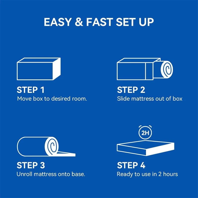 FURNISO Memory Foam Mattress U 