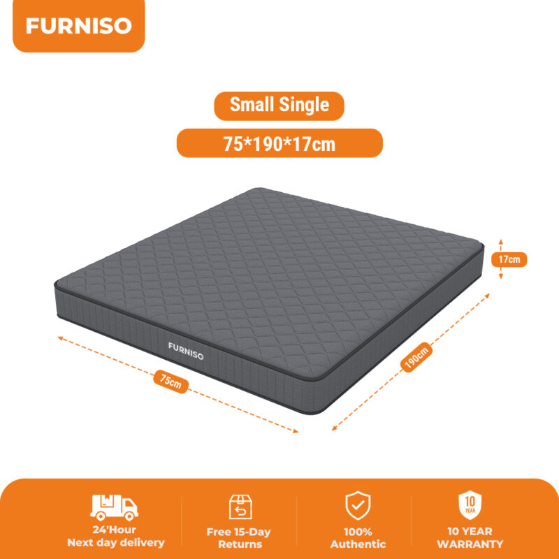 Alternative view of FURNISO Memory Foam Mattress W